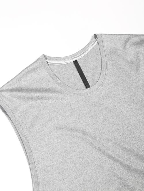 プライマリー天竺タンクトップ - Tank Top - HEATHER GRAY