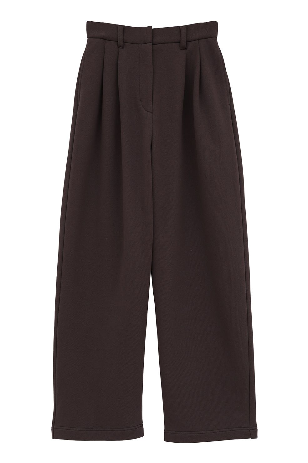 2タックスウェットパンツ - TWO TUCK SWEAT PANTS (BROWN)