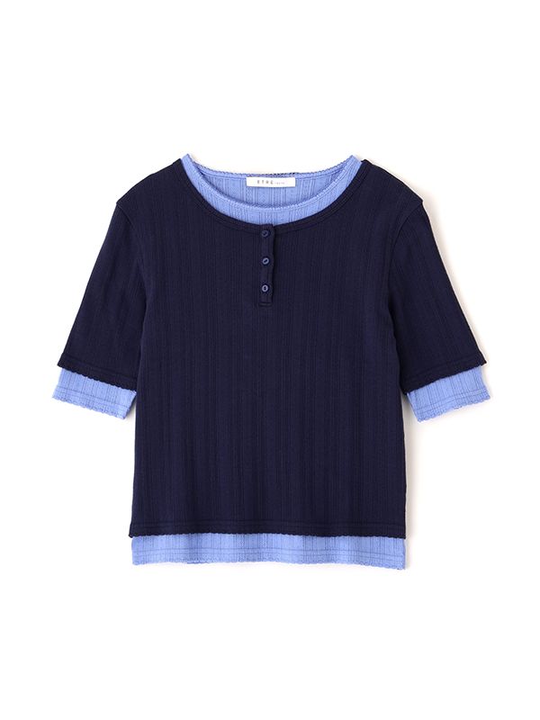 2パックアイレットTee （NAVY）