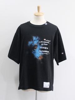 プリント ティー シャツ - printed tee 3 - BLACK