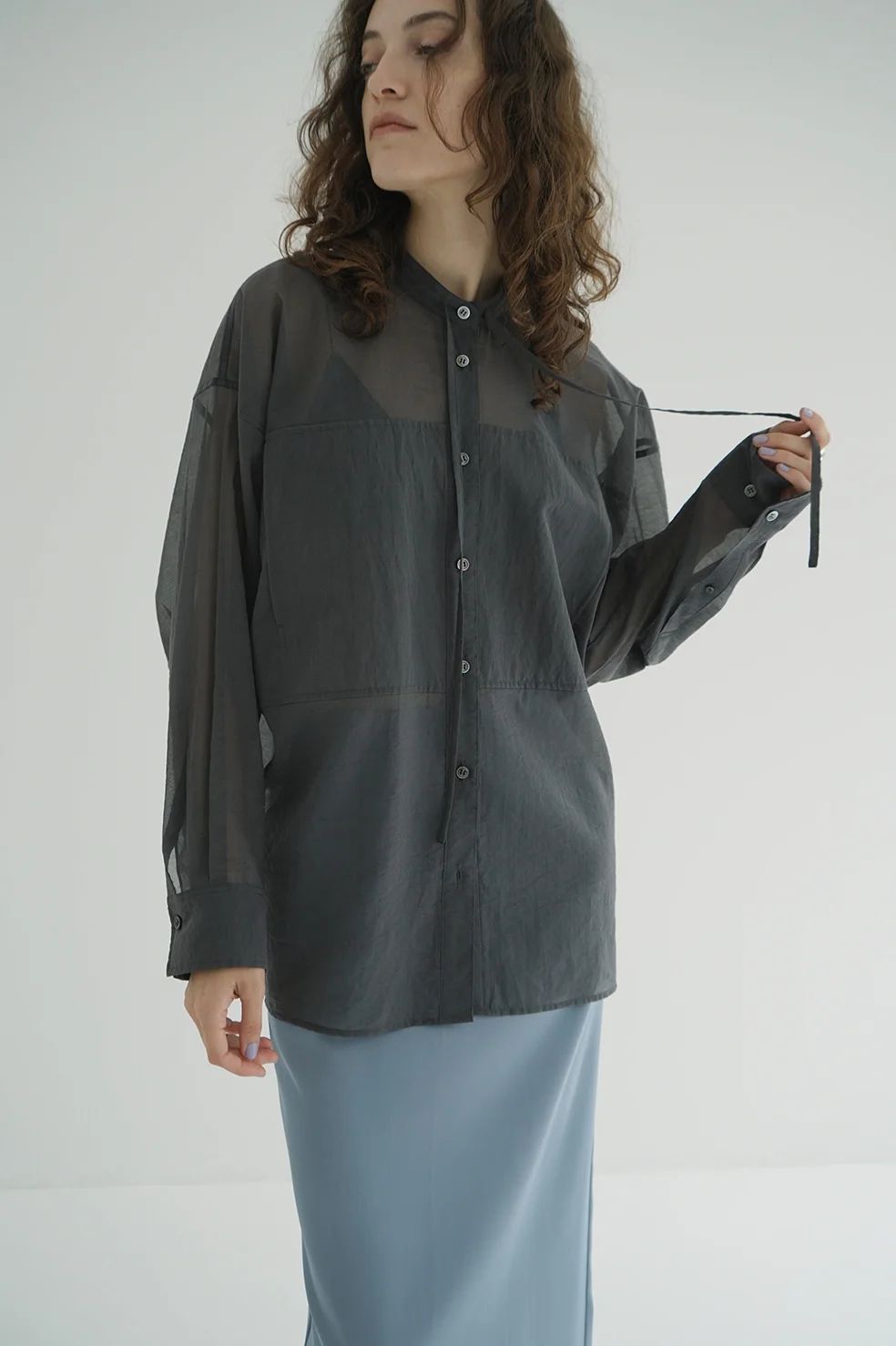 CLANE カシミア混 コンフォータブルクルートップス　カットソー CLANE - カシミア混クルーネックトップス - COMFORTABLE CREW
