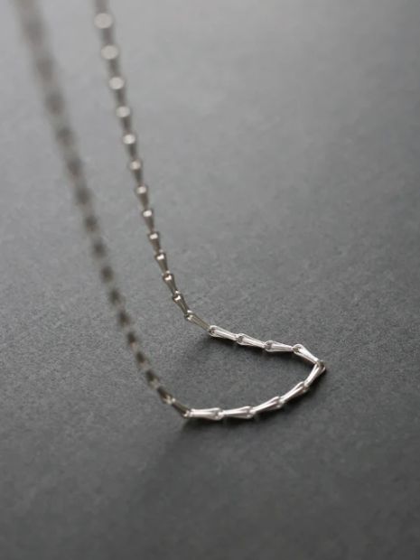 バリーコーンチェーンネックレス SV（38cm）