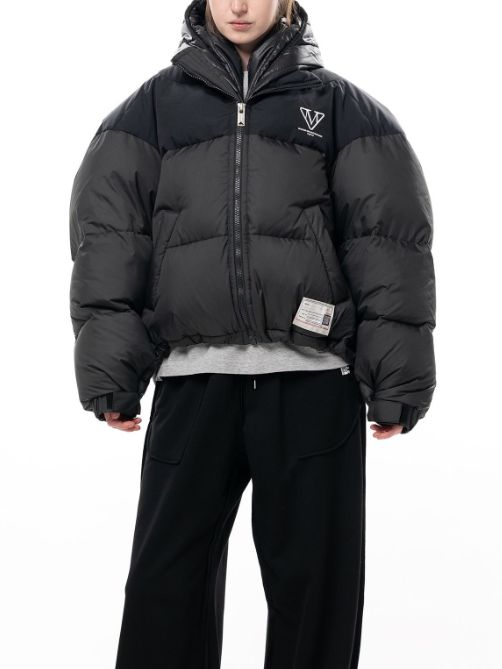 【レディース】 フードダウンブルゾン - HOODED DOWN BLOUSON - BLACK