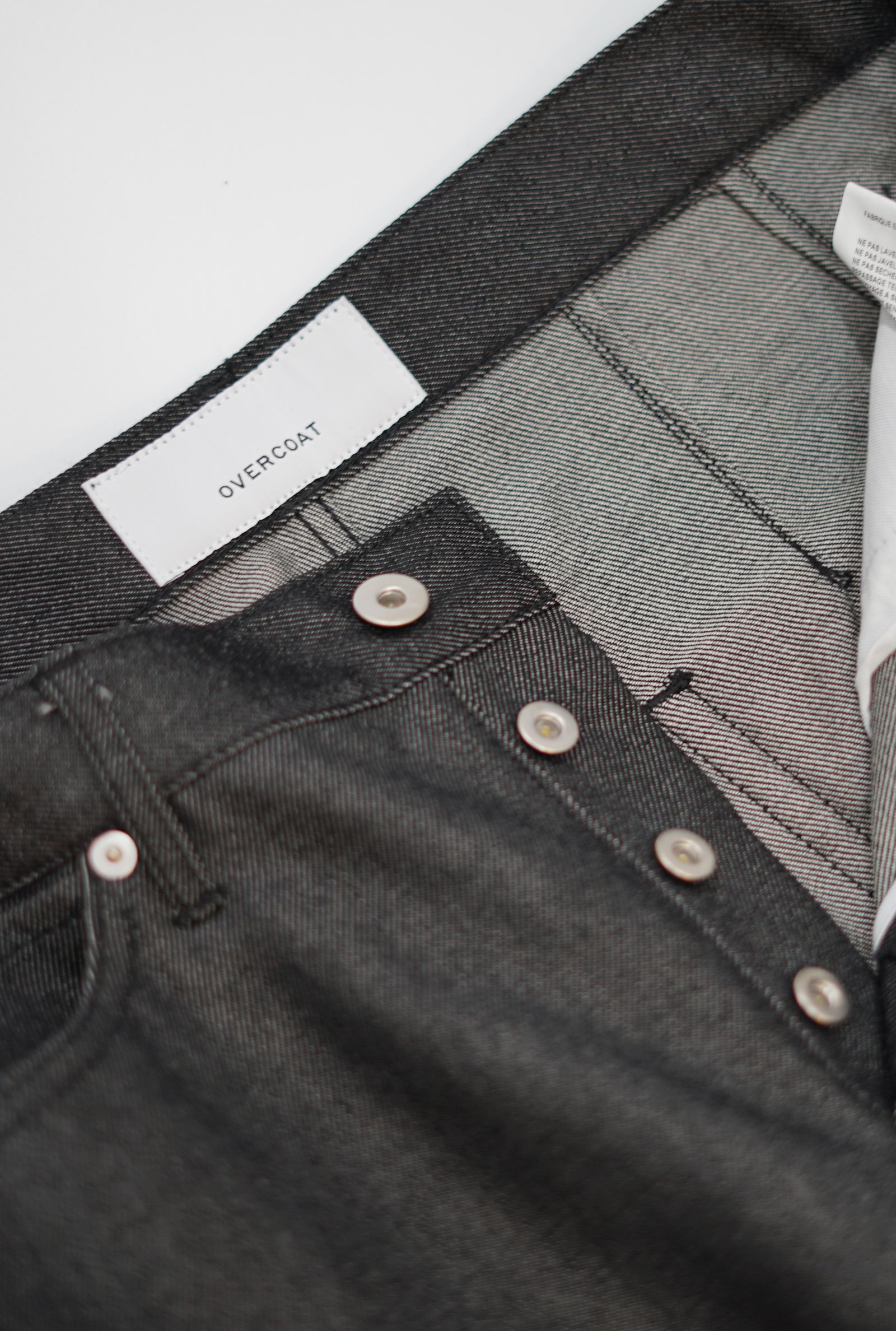 ウールデニムパンツ / ストレート  - denim pant in wool denim （INDIGO)