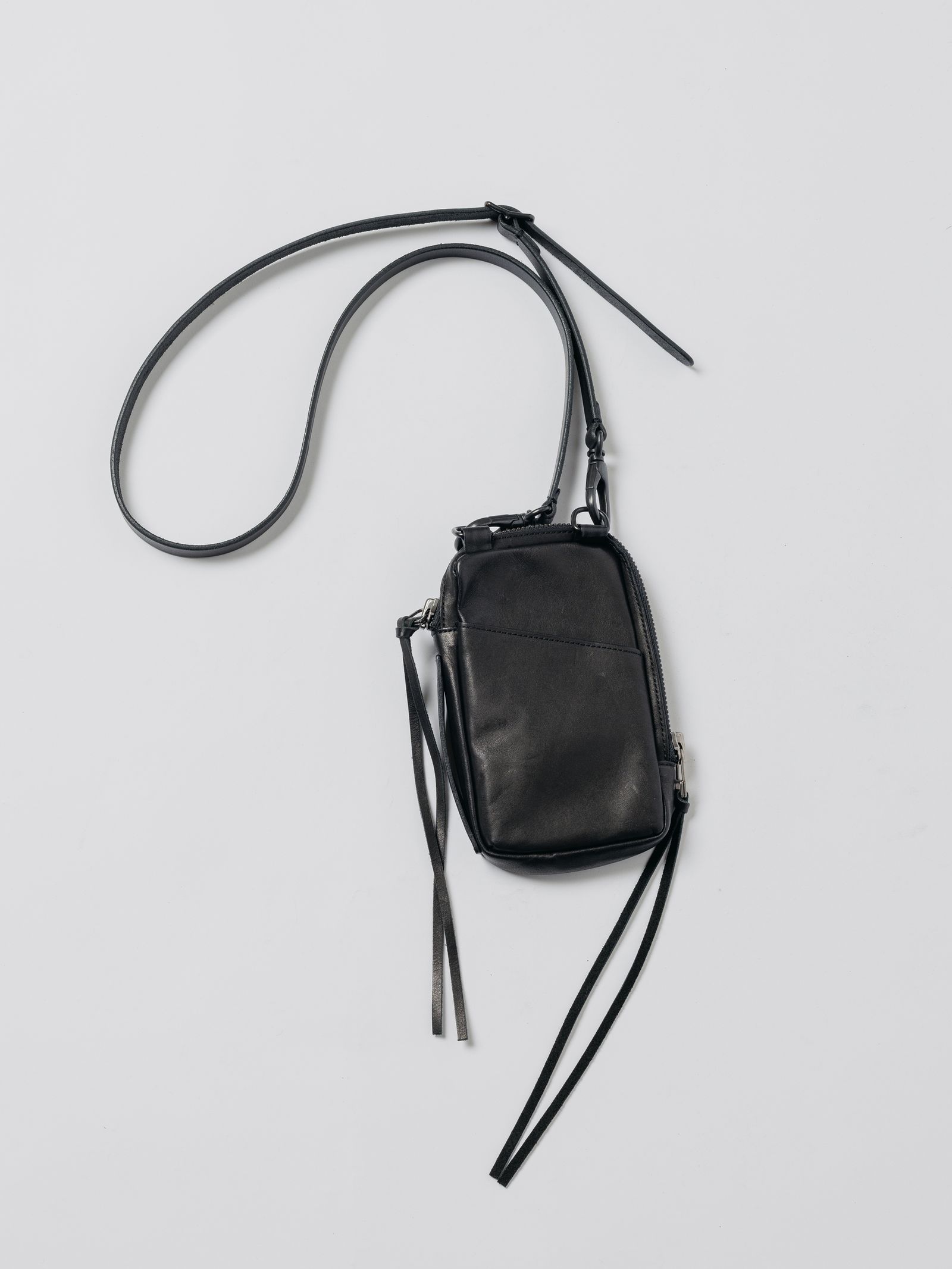 レザーネックポーチ - LEATHER NECK POUCH