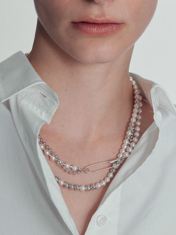 NUMBERING ■ #5759 - Necklace ネックレス NUMBERING - Safety Pin Necklace - セーフティピン ネックレス