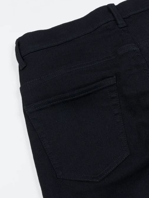 EXフィットデニム レギンスパンツ - Leggings Denim Pants - BLACK