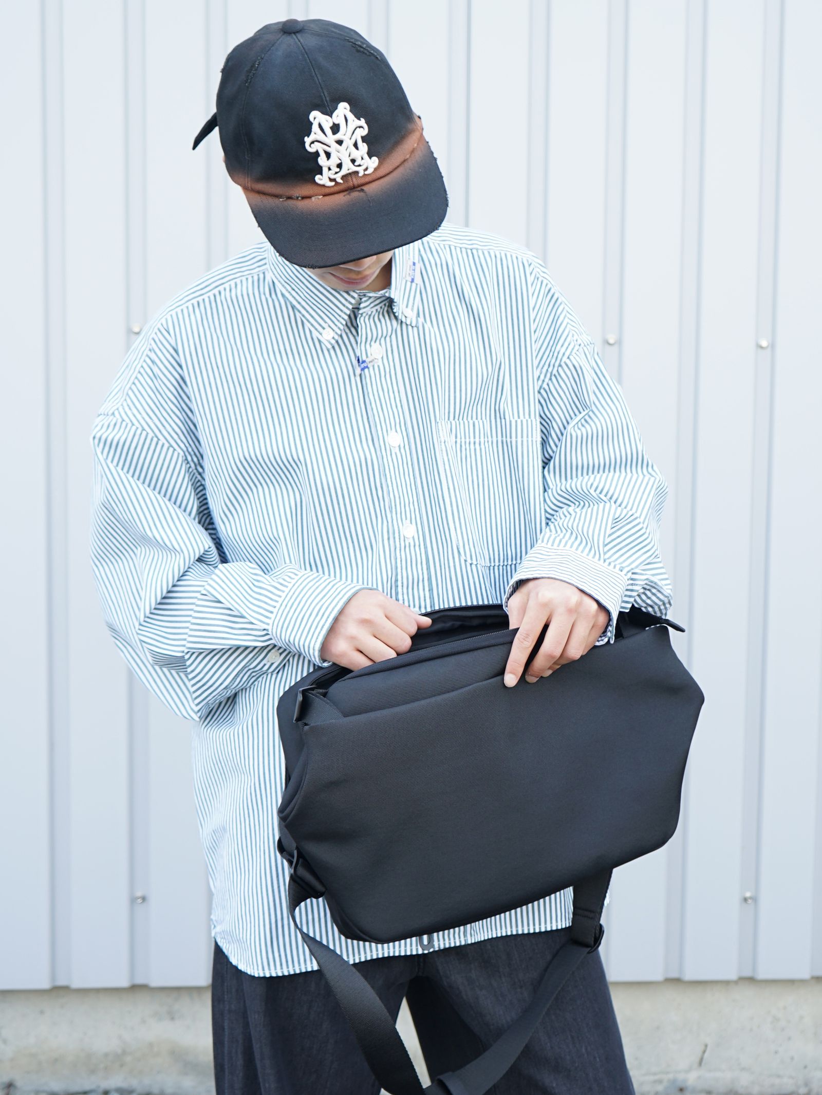 cote&ciel - RISS - ECO YARN Black - メッセンジャー / ボディ