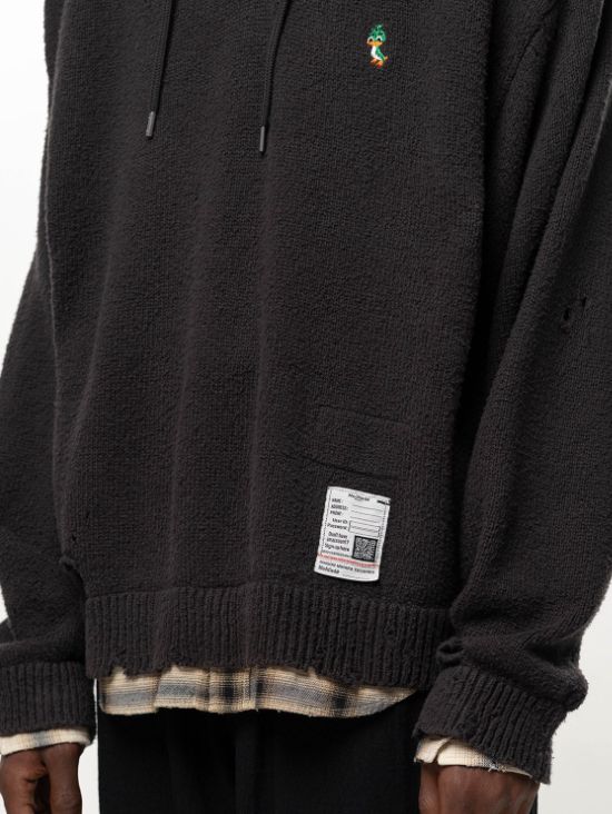 トリプルレイヤードフーディ - Triple Layered Hoodie (BLACK)