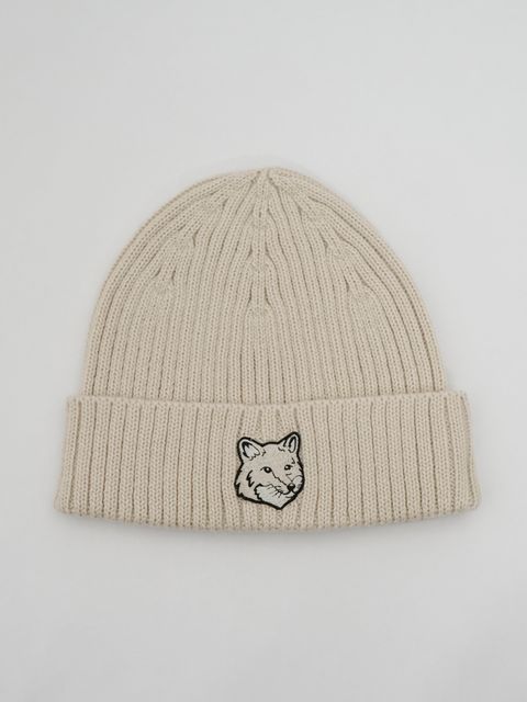 ニットキャップ - BOLD FOX HEAD BEANIE - BEIGE