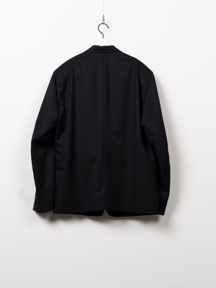 ウォッシャブルウールジャケット / WASHABELE WOOL JACKET (BLACK)