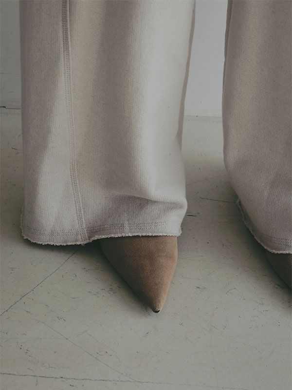 エアリースウェットパンツ - LIGHT GREY