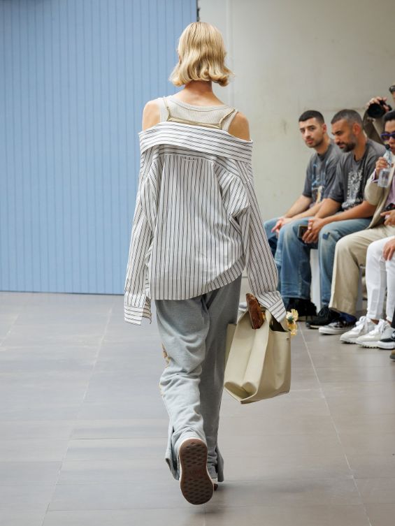 【レディース】レイヤードストライプシャツ | LAYERED STRIPE SHIRTS - WHITE