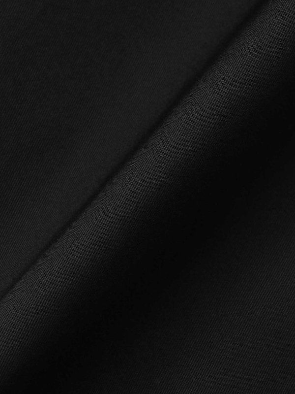 コーティングショートトレンチコート - BLACK