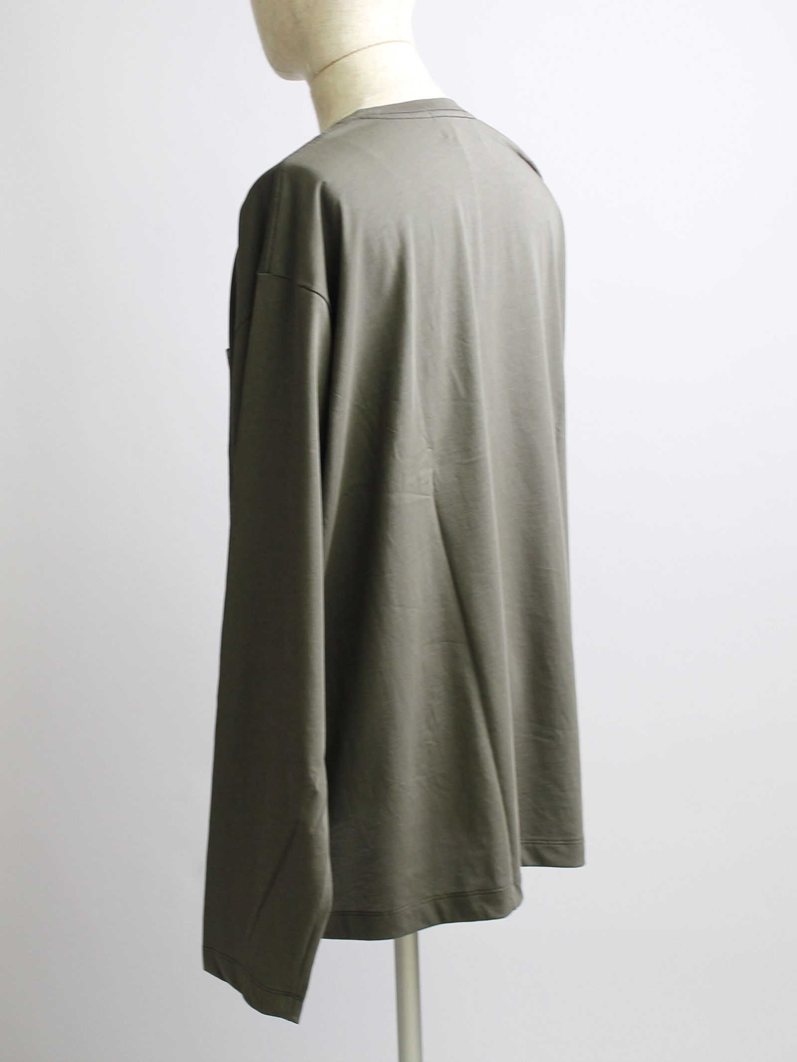 "POCKET TEE L/S - Technorama  - OLIVE