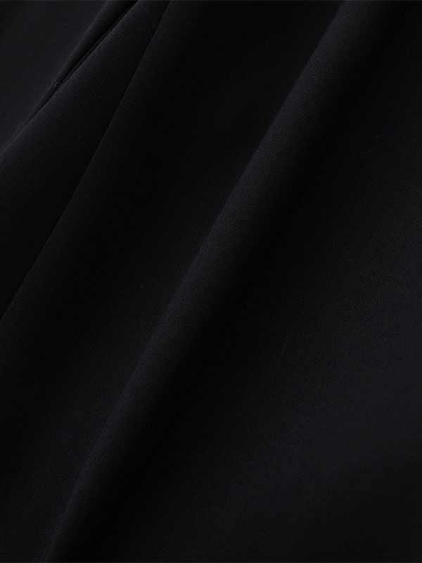 ノーカラースリークジャケット (BLACK)