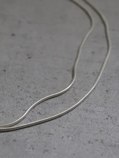 カンダマントネックレス SV シルバー シンプル デザイン ユニセックス アクセサリー