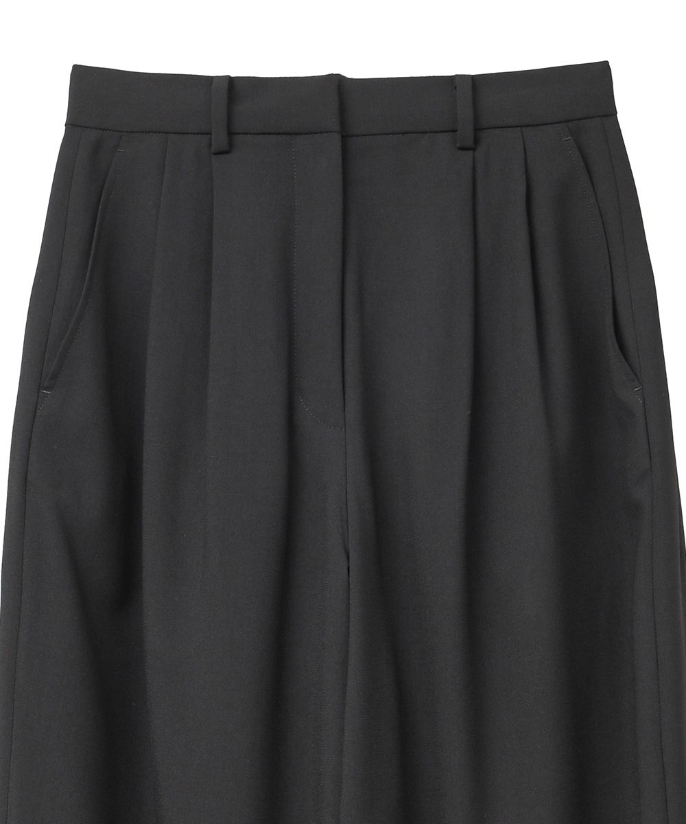 21AW ベーシックタックパンツ -  BASIC TUCK PANTS - BLACK