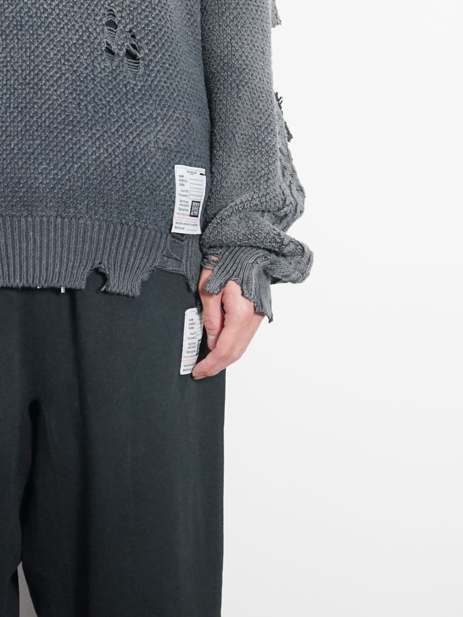 【メンズ】 サンフェイデッドライク ニットプルオーバー - Sun Faded Like Knit Sweater - BLACK