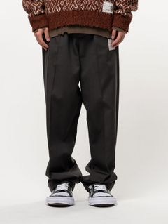 テーラード イージーパンツ - Tailored Easy Pants (DARKGREY)