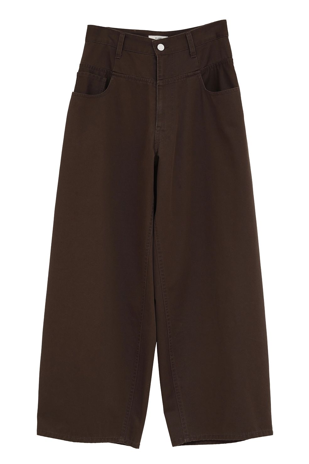 ローウエストバレルパンツ -  LOW WAIST BARREL PANTS (BROWN)