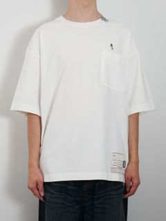 ダックエンブロイダリーTシャツ - Duck Embroidery T-shirt - WHITE