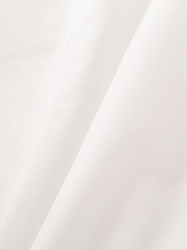 バルーンスリーブクルーネックトップス - WHITE