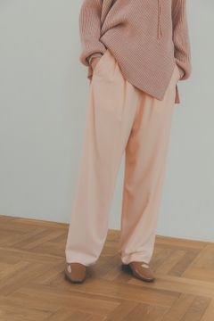 22SS ベーシックタックパンツ - BASIC TUCK PANTS - PINK