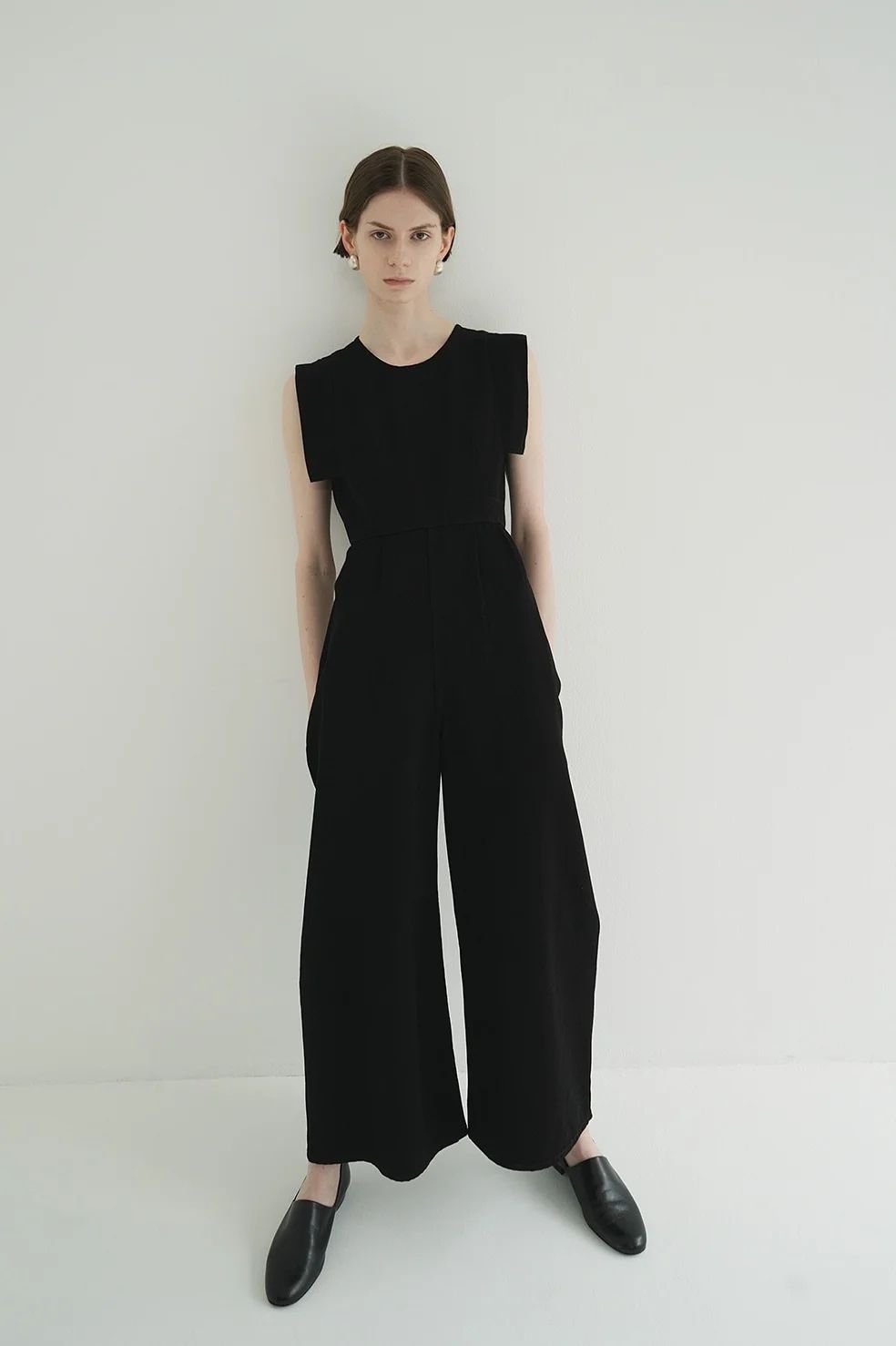 サロペット・オーバーオール・オールインワン CLANE SQUARE SLEEVE ALL IN ONE CLANE - スクエア―スリーブ デニムオールインワン - SQUARE