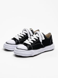 【ピーターソン 23】 キャンバス オリジナルソール スニーカー ブラック  - OG SOLE PTS23 CANVAS LOW-TOP A11FW702