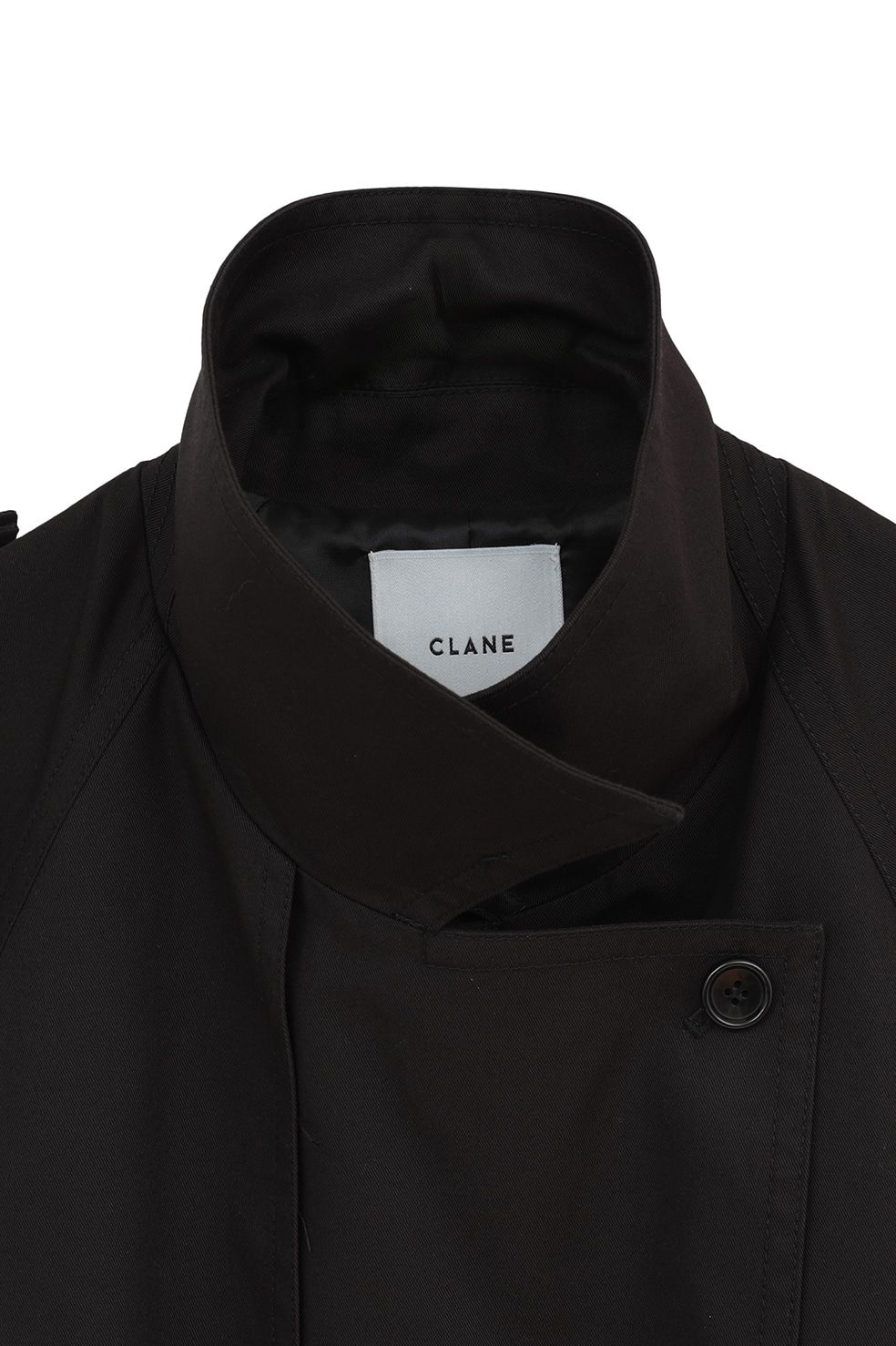 オーバー ショートトレンチコート - OVER SHORT TRENCH COAT (BLACK)