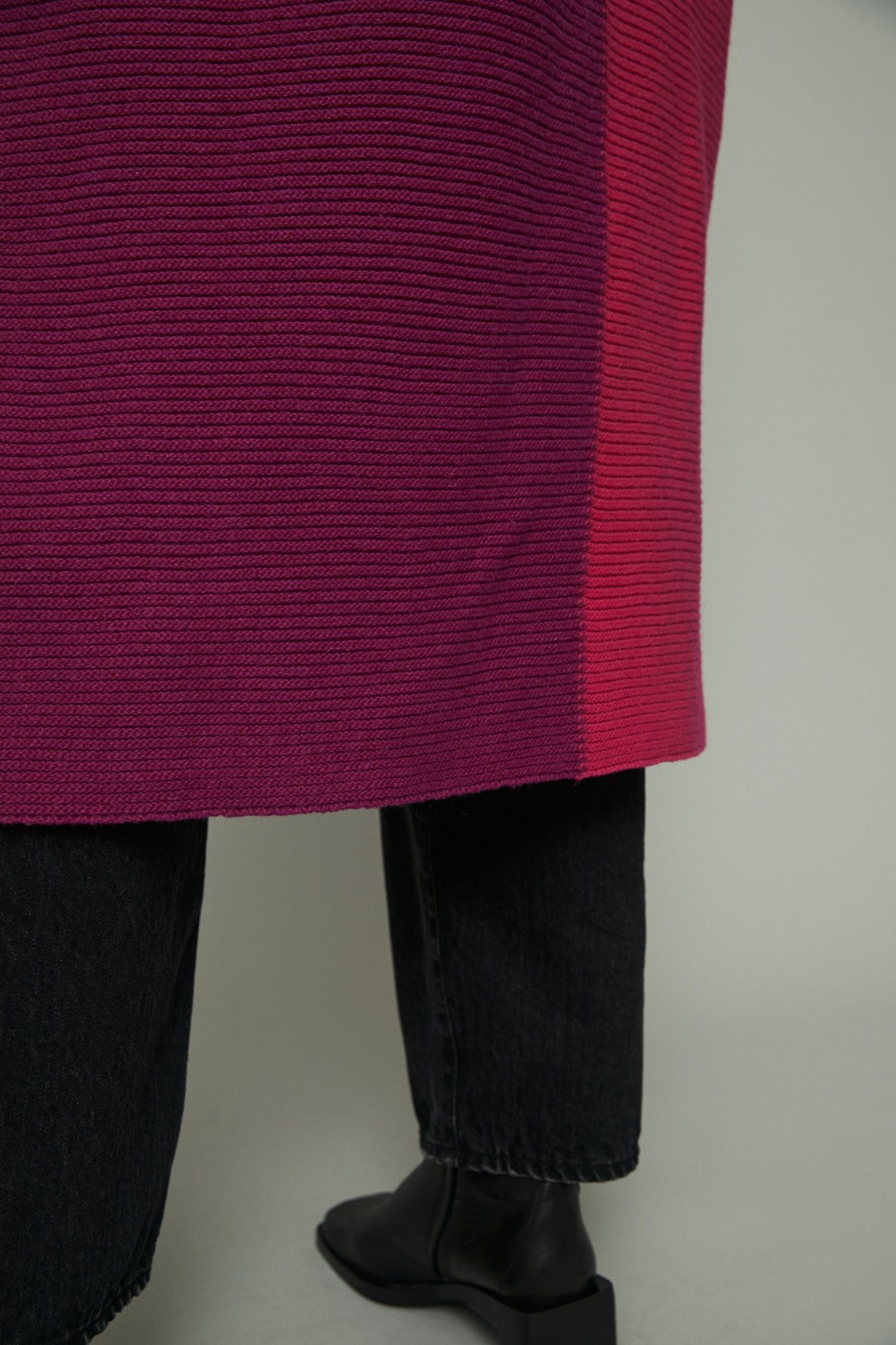 カラー ブロック ハオリ  - Color block haori - PINK