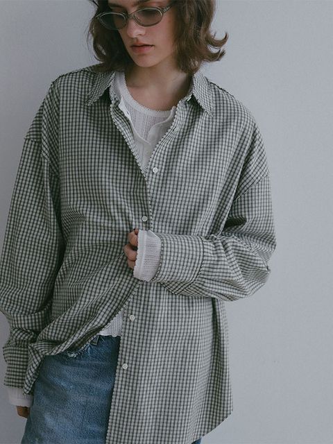 カットオフユージュアリーシャツ (CHECK)