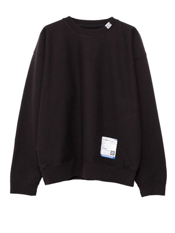 フレンチテリー プルオーバースエットシャツ - French Terry Pullover Sweatshirt (BLACK)