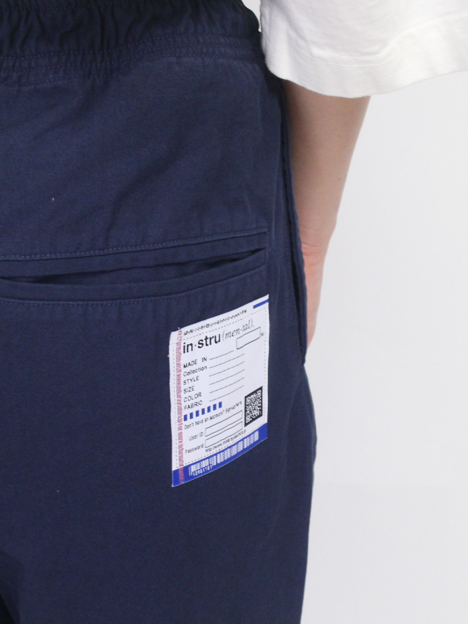ノーサイドロングパンツ -  no side seam long pt - navy