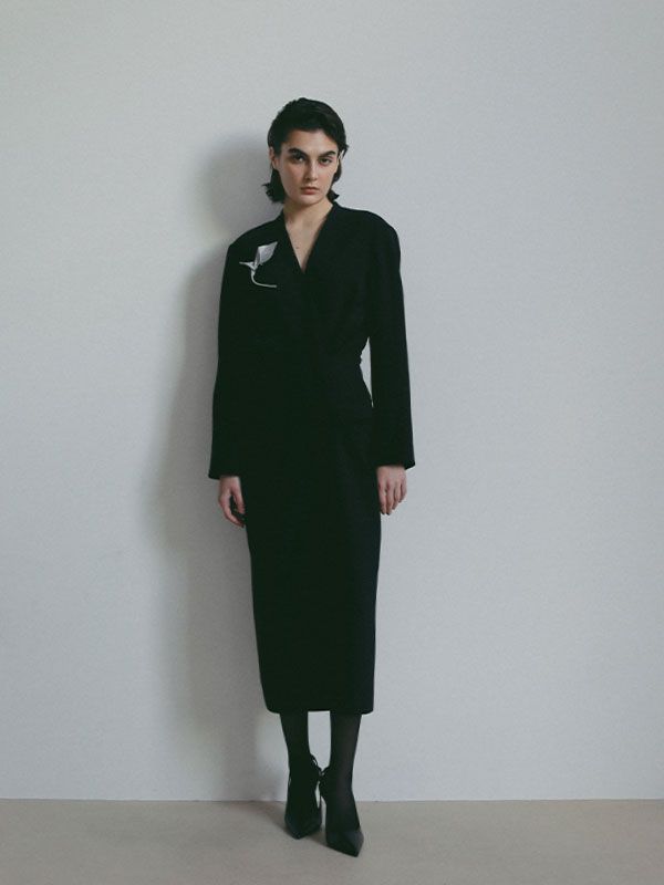 SANTEカシュクールドレス (NAVY)