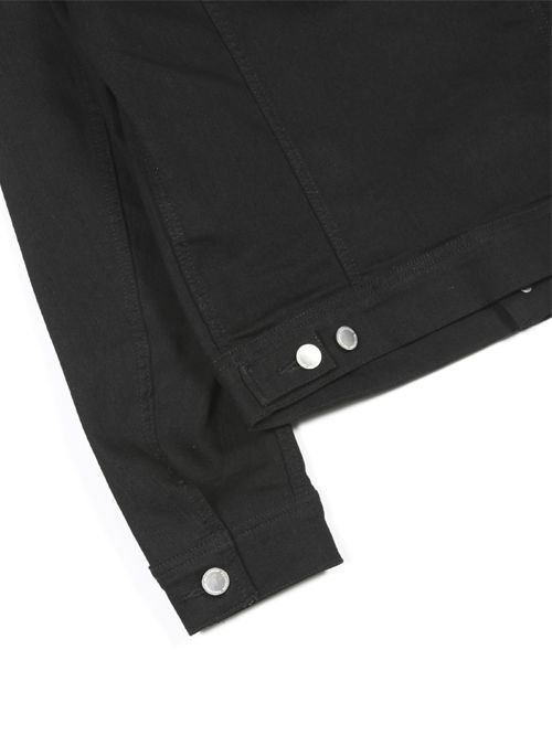 EXフィットデニムジャケット - Denim Jacket - BLACK