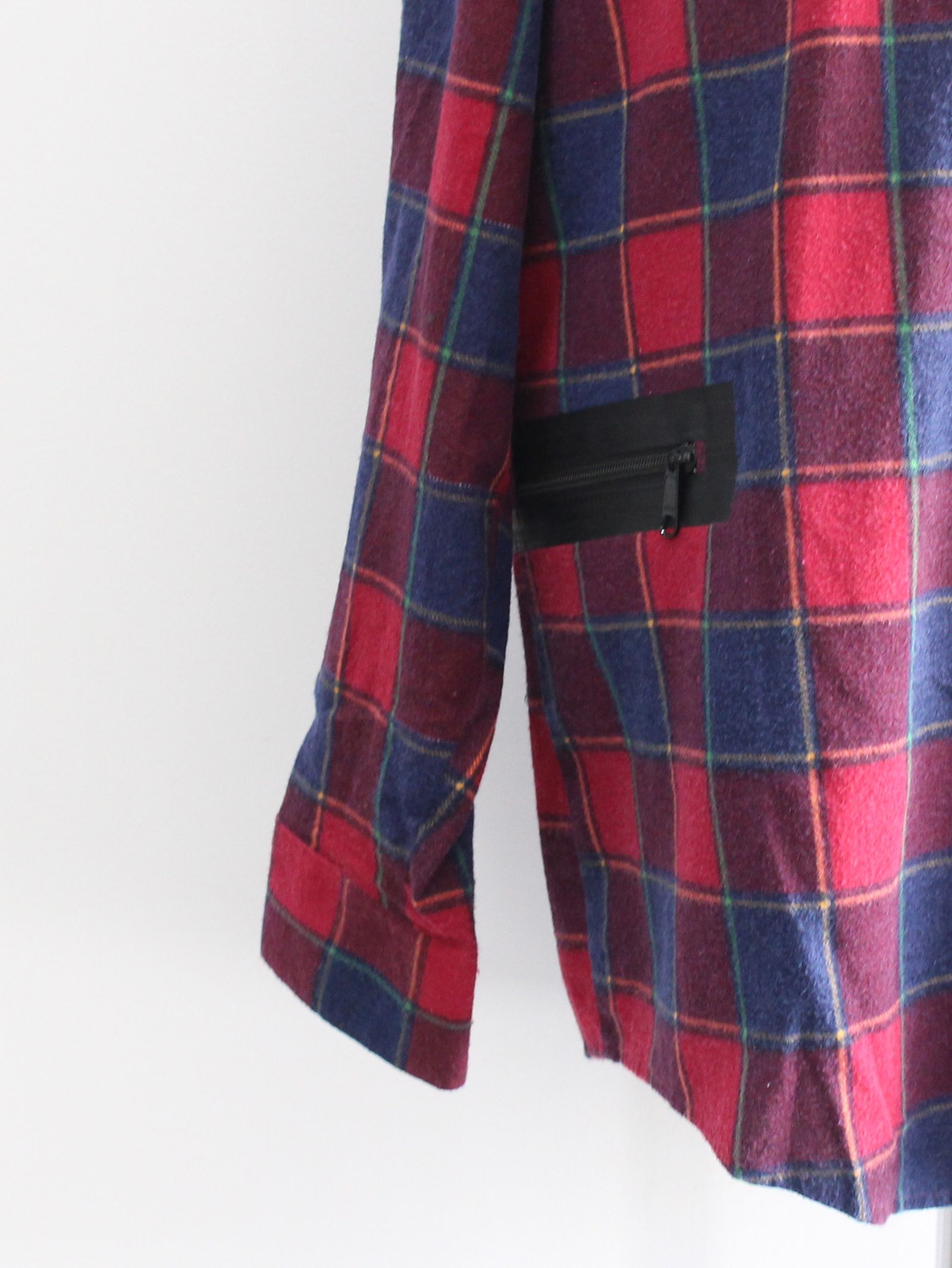 コラボレーションシャツ SBS×OUTDOOR PRODUCTS / REWORK POCKETABLE SHIRTS - RED
