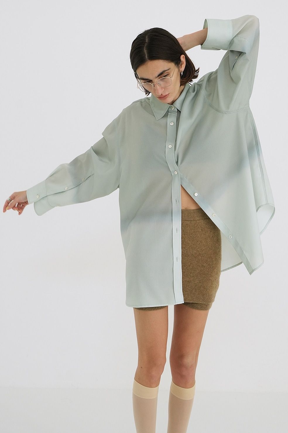 CLANE - グラデーションプリントシャツ - GRADATION SHIRT