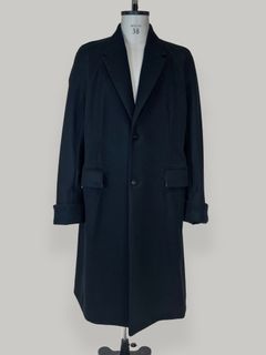 メルトンウールコート | NOTCHED LAPEL OVERCOAT IN MELTON WOOL