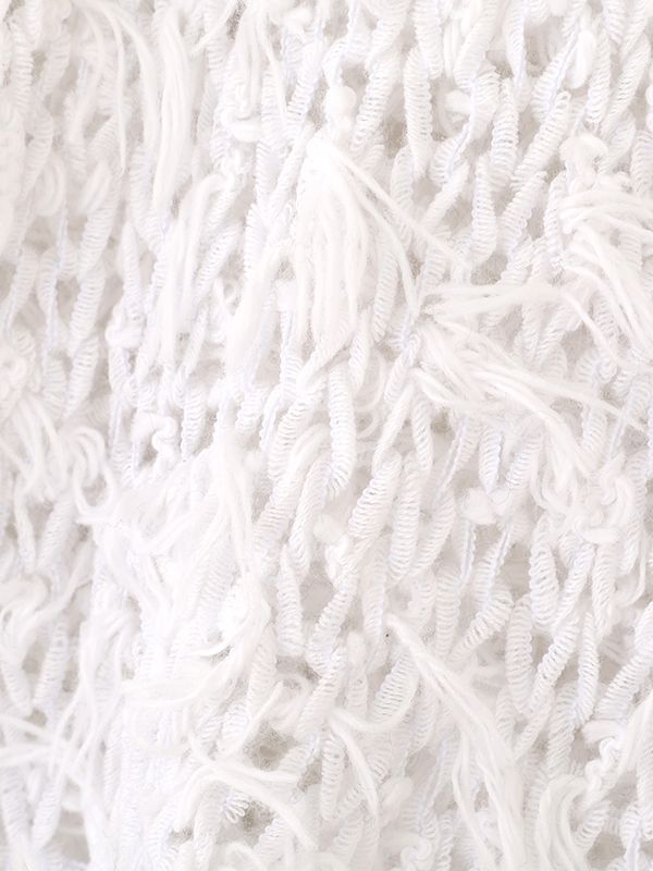 ミックスヤーンハーフスリーブコンパクトニットシャツ(IVORY)