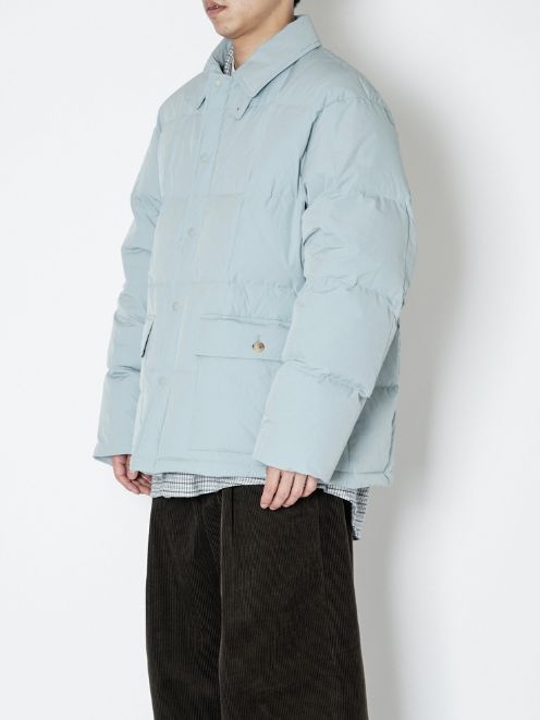 キルトダウンジャケット - QUILT DOWN JACKET (SAX)