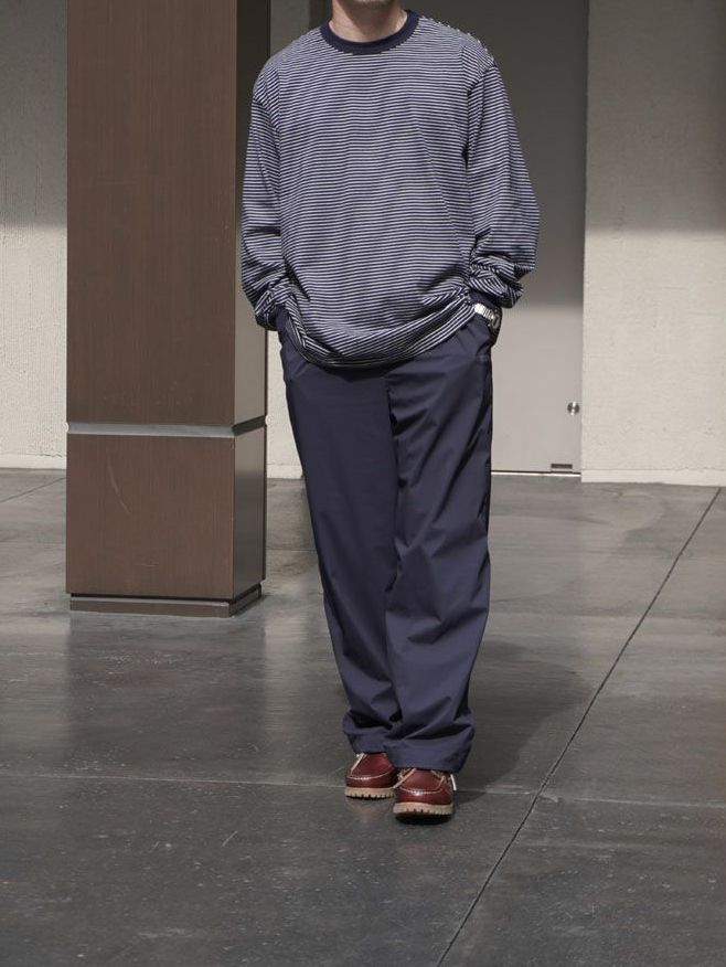 ボーダーロングスリーブ カットソー - ORIGINAL BORDER L/S T-SIRTS - NAVY