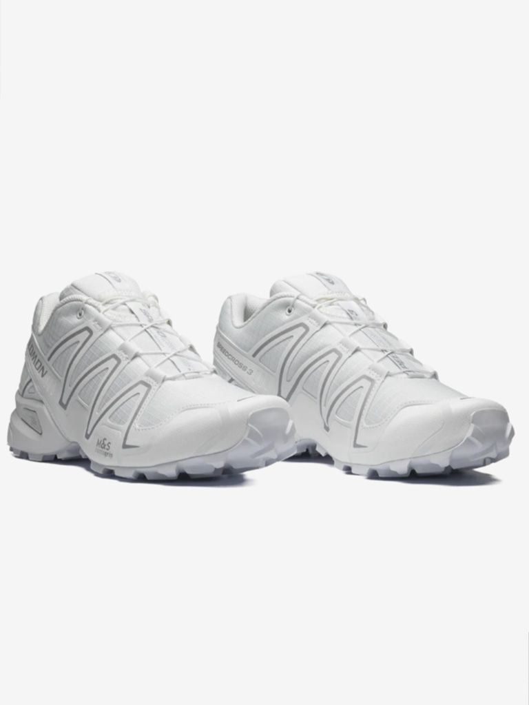 SPEED CROSS 3   - ユニセックス スポーツスタイル スニーカー - WHITYE / FTW SILVER / WHITE