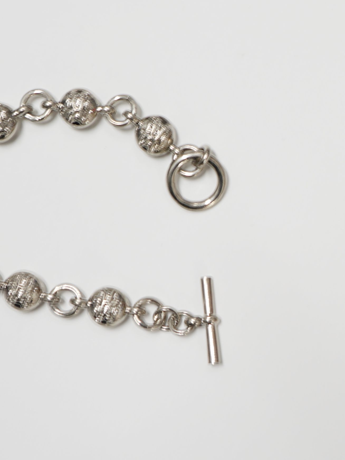 ”KMY ”Ball Chain BRACE - カミヤボールチェーンブレスレット - SILVER