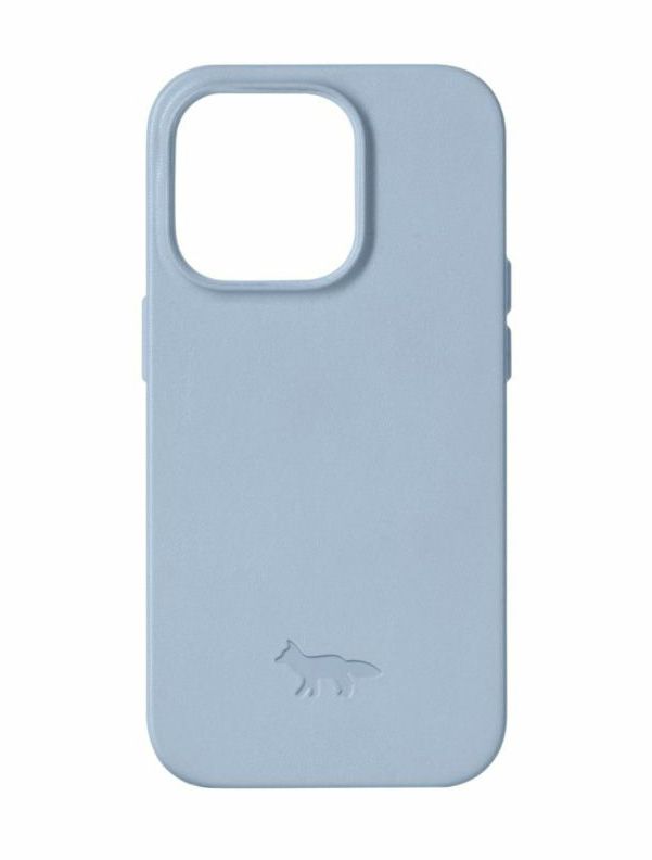 【I4 PRO対応 アイフォンケース】 FW2022 TECH COLLECTION FOX MAGSAFECARD  IPHONE CASE WITH CARD HOLDER  BLUE