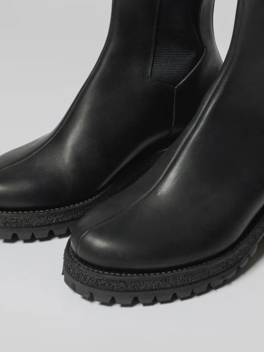 バック ジップ アップ ブーツ - VI-3684-09 - A-BLACK