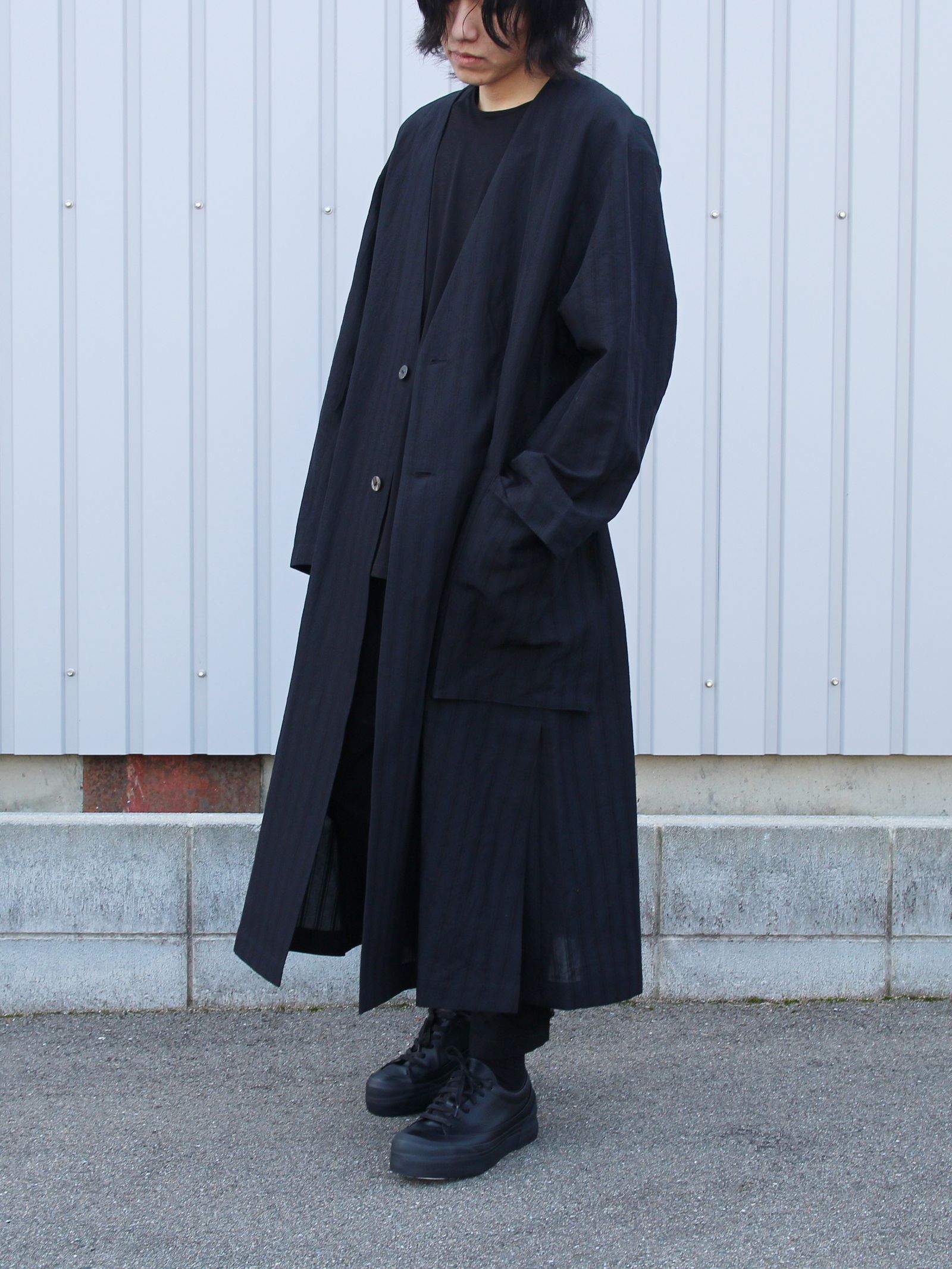 kujaku - スズランコート - Suzuran Coat - Black | ADDICT WEB SHOP