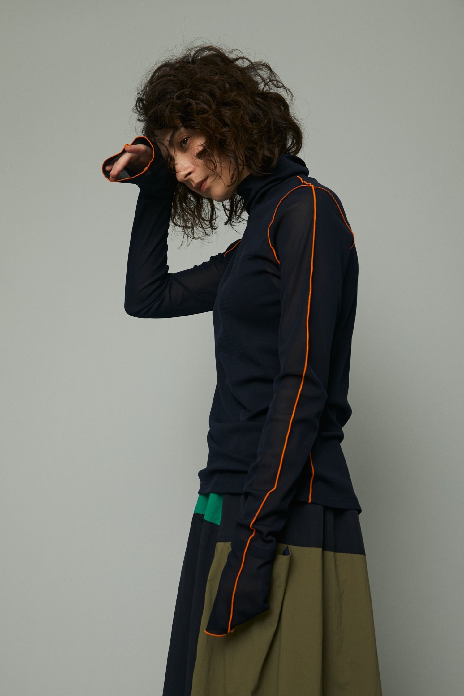 3色セット】HeRIN.CYE フレアーロングスリーブカットソー