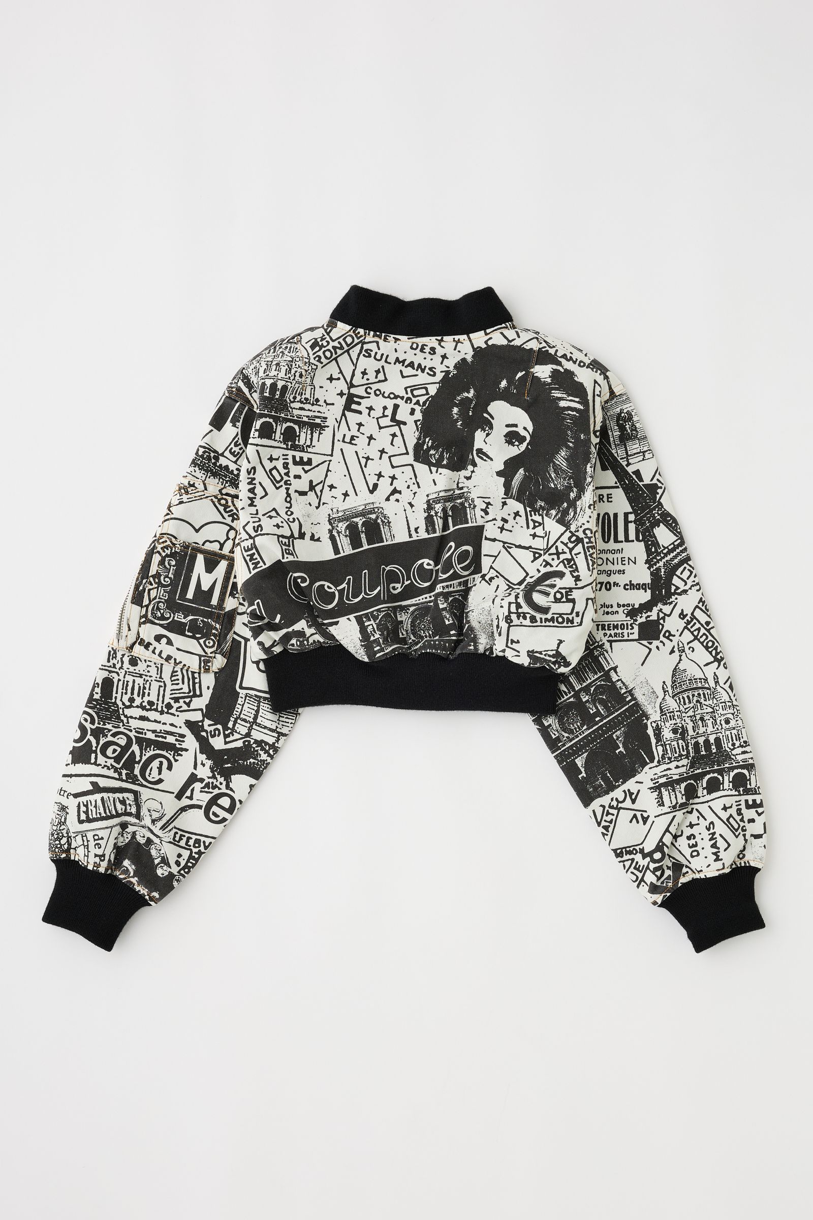 クロップドボンバージャケット | VQ PARIS SYNDROME AVIATOR JK